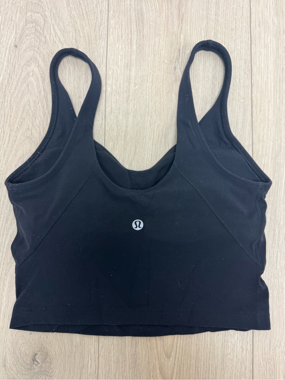 Lululemon Align Tank Top Size 4 Black Built In Bra Yoga Workout